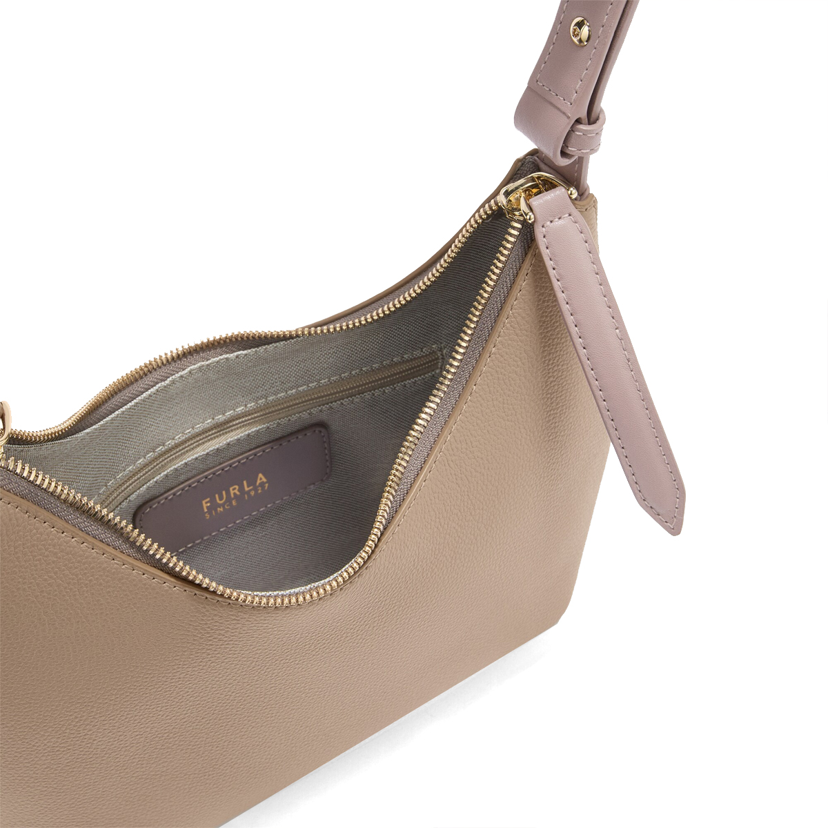Furla Sottospalla Goccia S Stucco Gray Mauve - 5