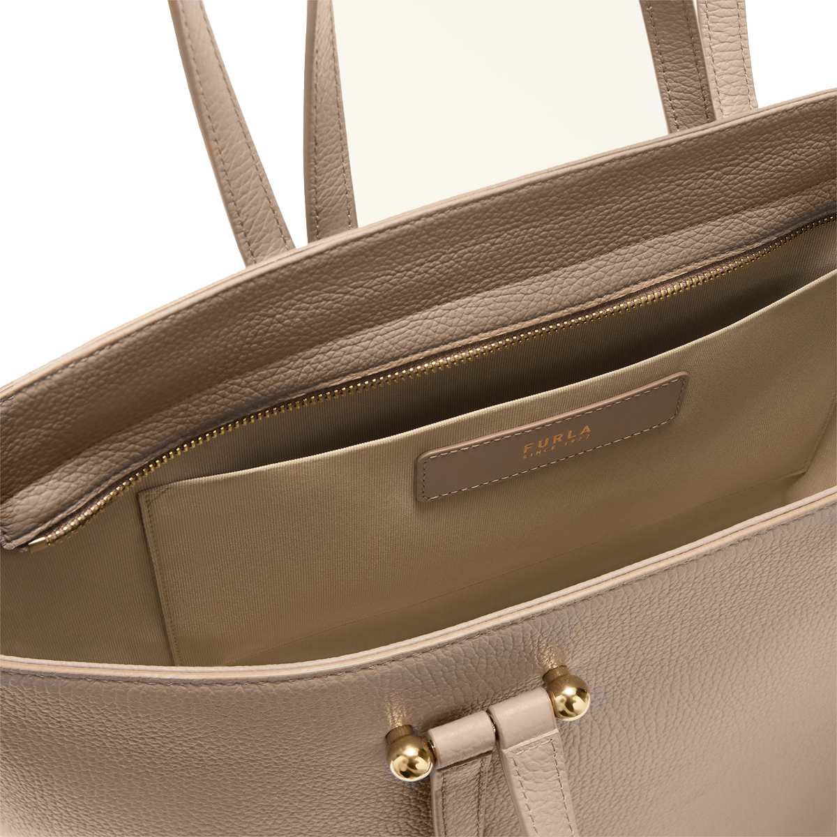 Furla Borsa a spalla Duetto L Stucco Gray - 5 Furla Borsa a spalla Duetto L Stucco Gray - 5