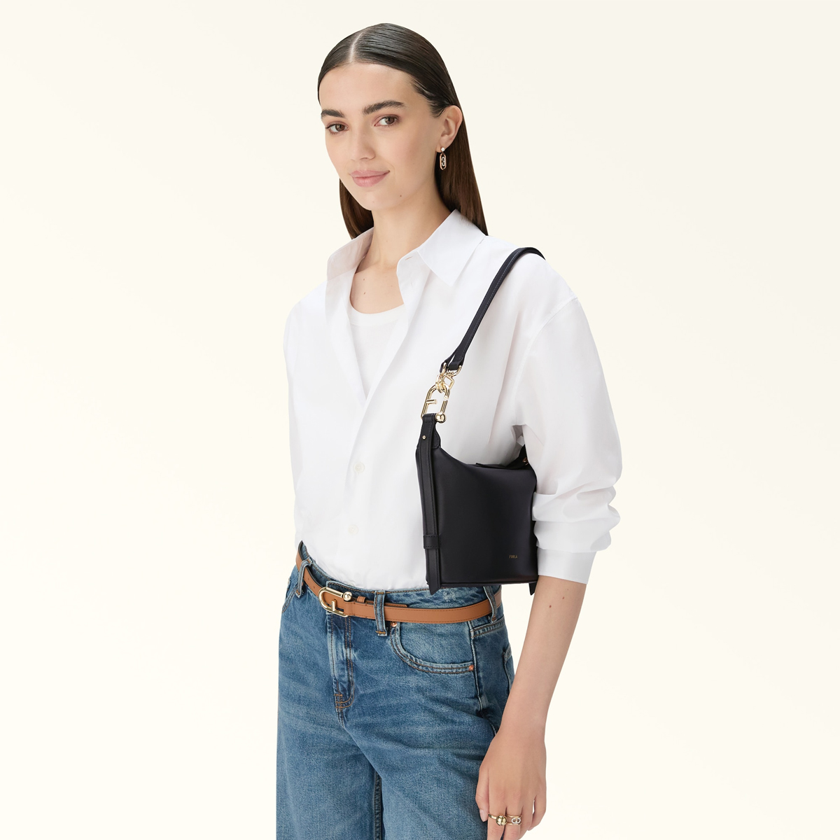Furla Mini Borsa a mano Nuvola Nero - 6 Furla Mini Borsa a mano Nuvola Nero - 6