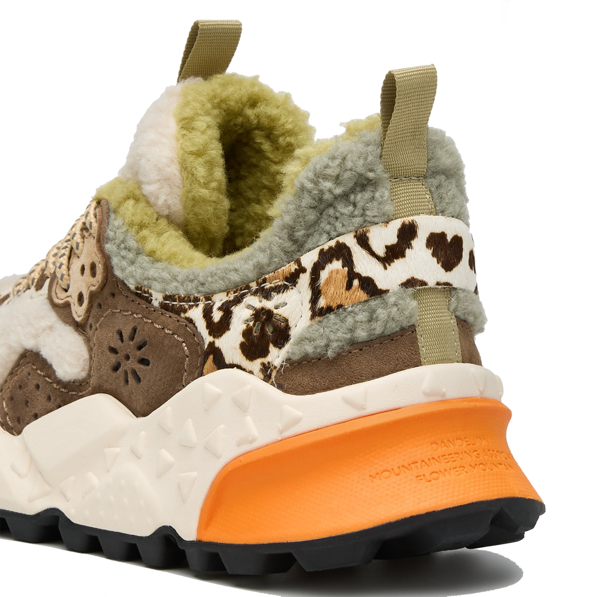 Flower Mountain Sneakers Kotetsu Suede Shearling Cipria Multi - 5 Flower Mountain Sneakers Kotetsu Suede Shearling Cipria Multi - 5