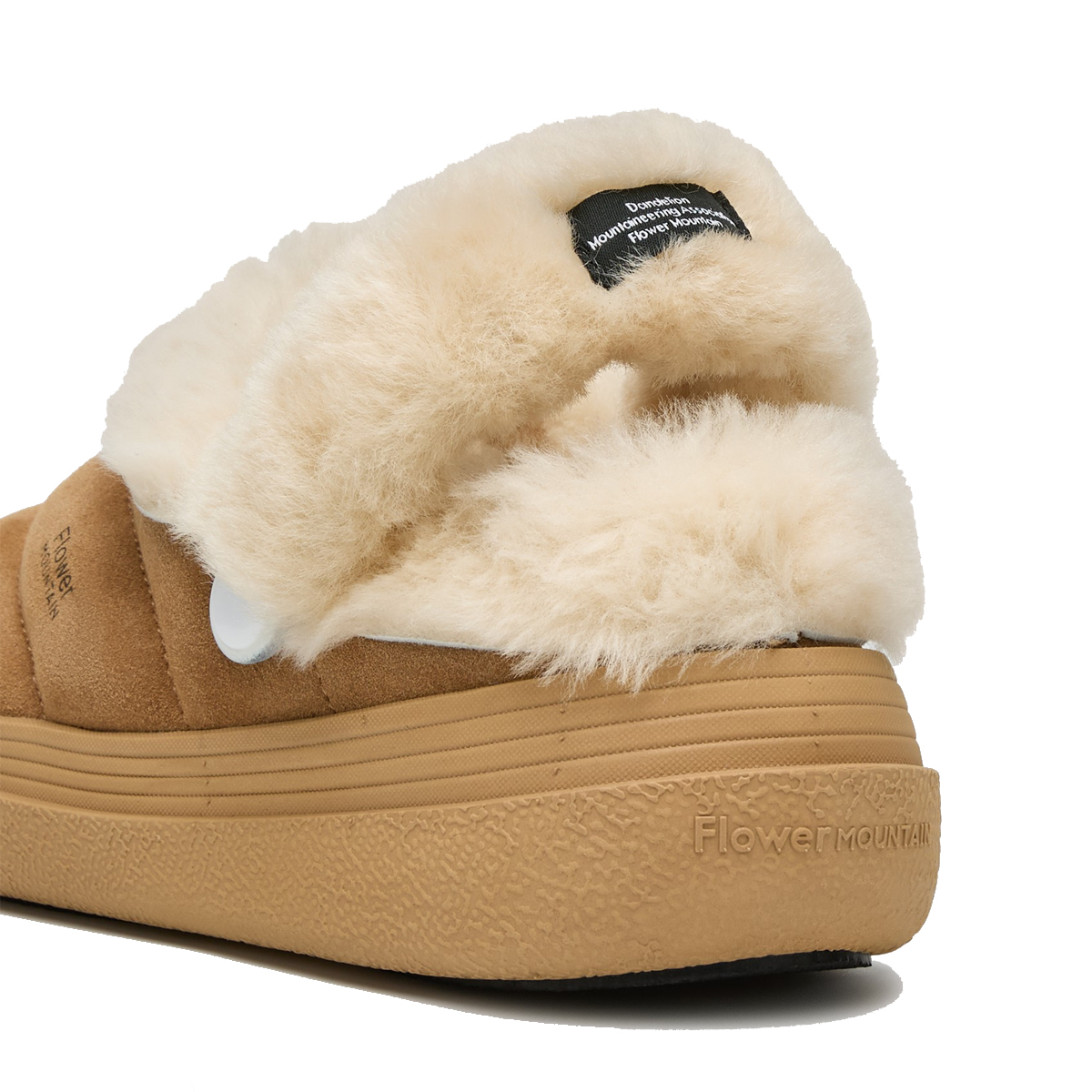 Flower Mountain Sneakers Fami Slipper Suede Shearling Brown - 5 Flower Mountain Sneakers Fami Slipper Suede Shearling Brown - 5