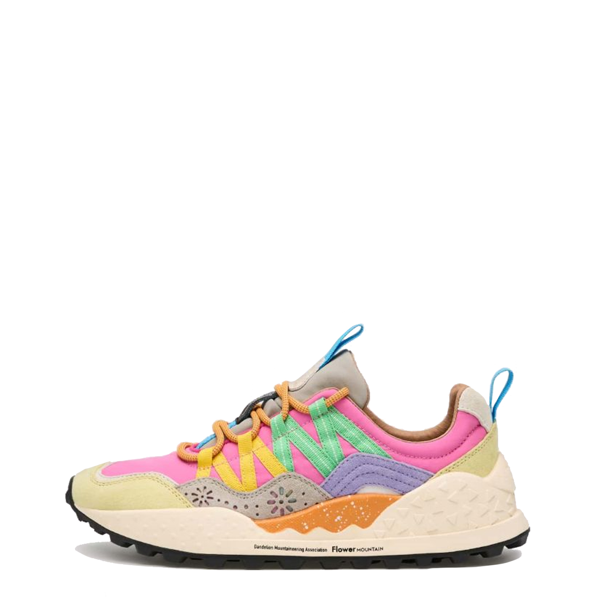 Flower Mountain Sneakers Donna Washi Light Green Salmon Azure - 1 Flower Mountain Sneakers Donna Washi Light Green Salmon Azure - 1