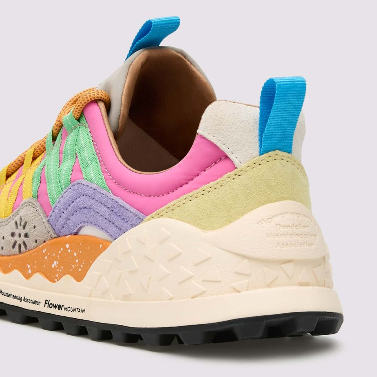 Flower Mountain Sneakers Donna Washi Light Green Salmon Azure - 5 Flower Mountain Sneakers Donna Washi Light Green Salmon Azure - 5