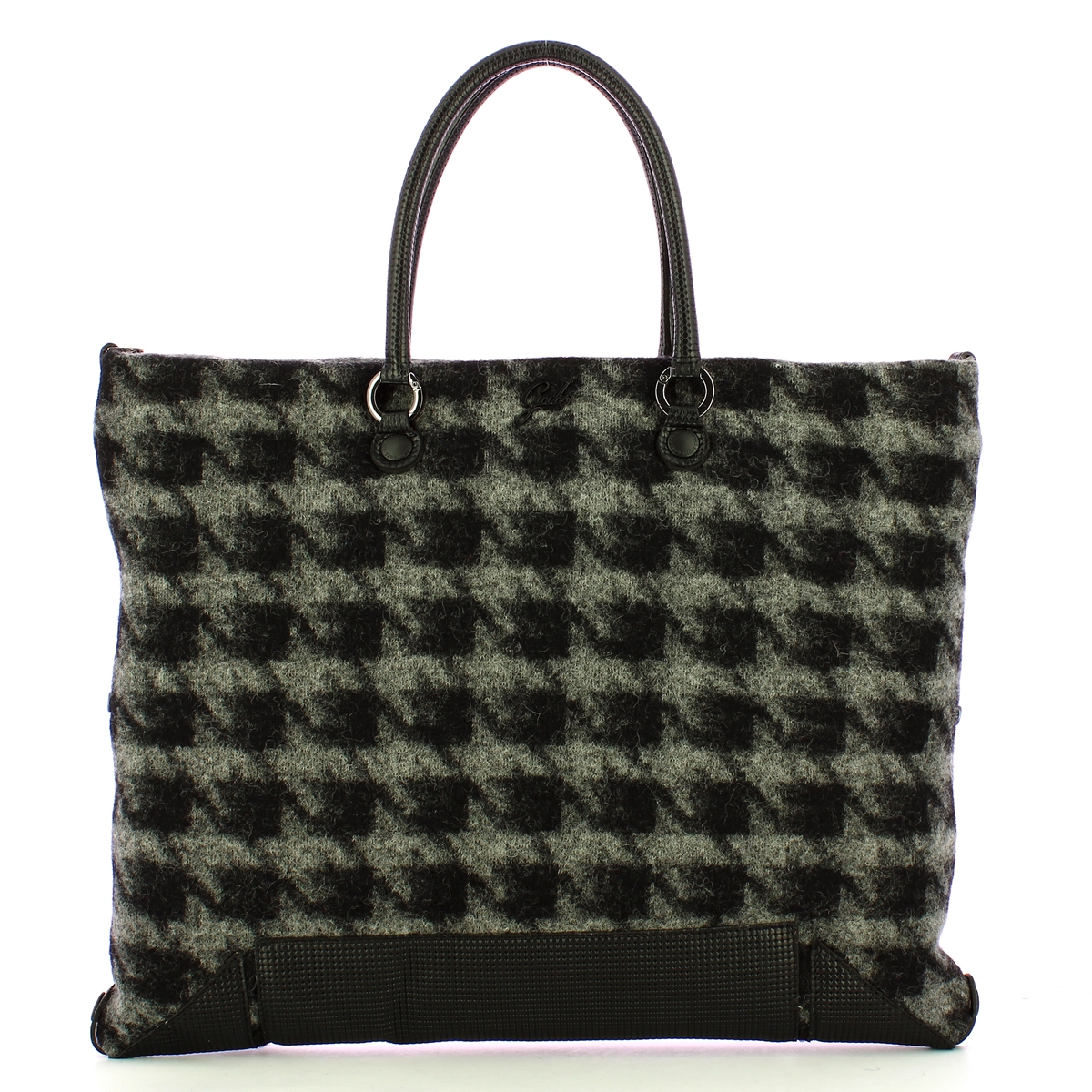 Gabs Borsa Aretha L Tessuto Nappa Nero Grigio - 1 Gabs Borsa Aretha L Tessuto Nappa Nero Grigio - 1