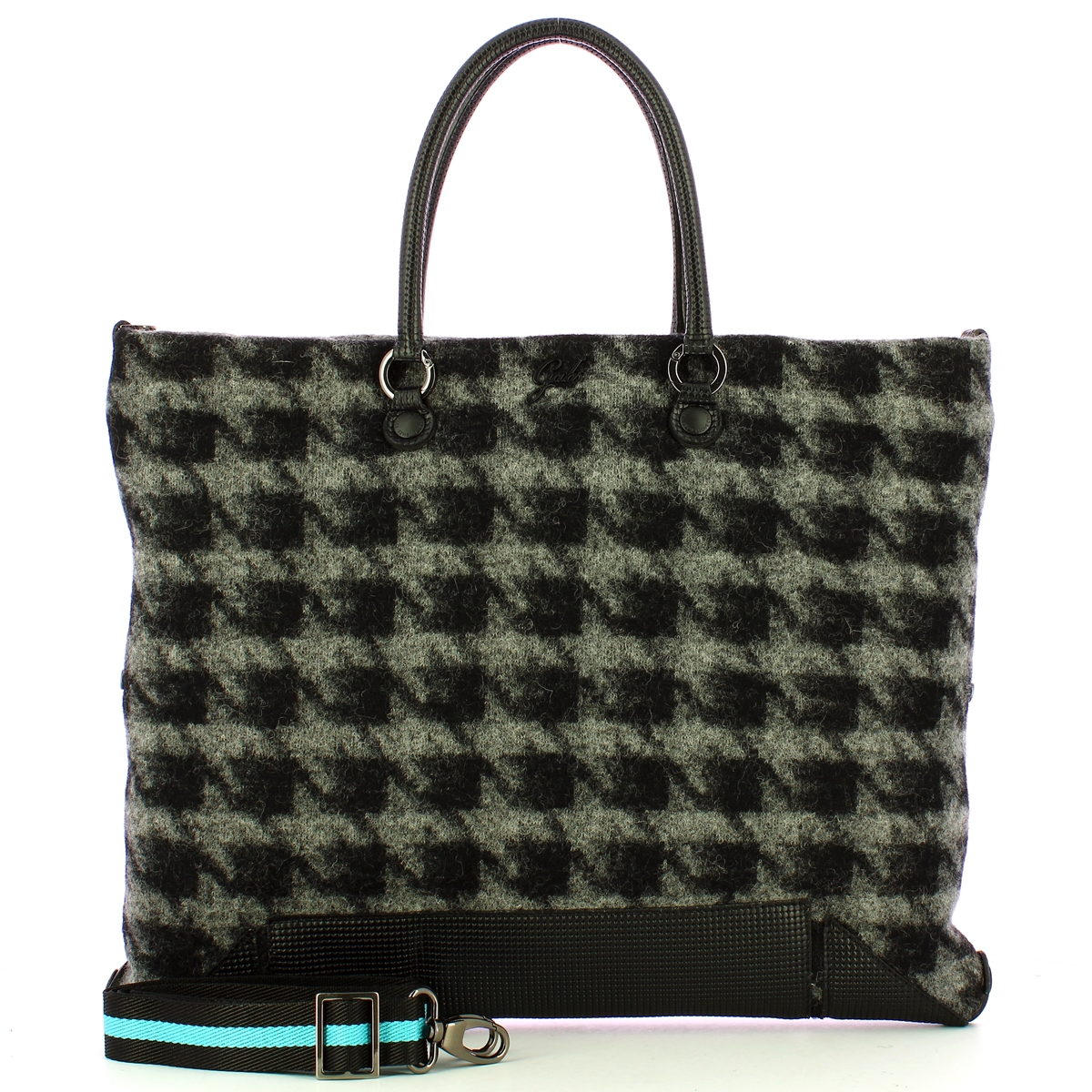 Gabs Borsa Aretha L Tessuto Nappa Nero Grigio - 4 Gabs Borsa Aretha L Tessuto Nappa Nero Grigio - 4