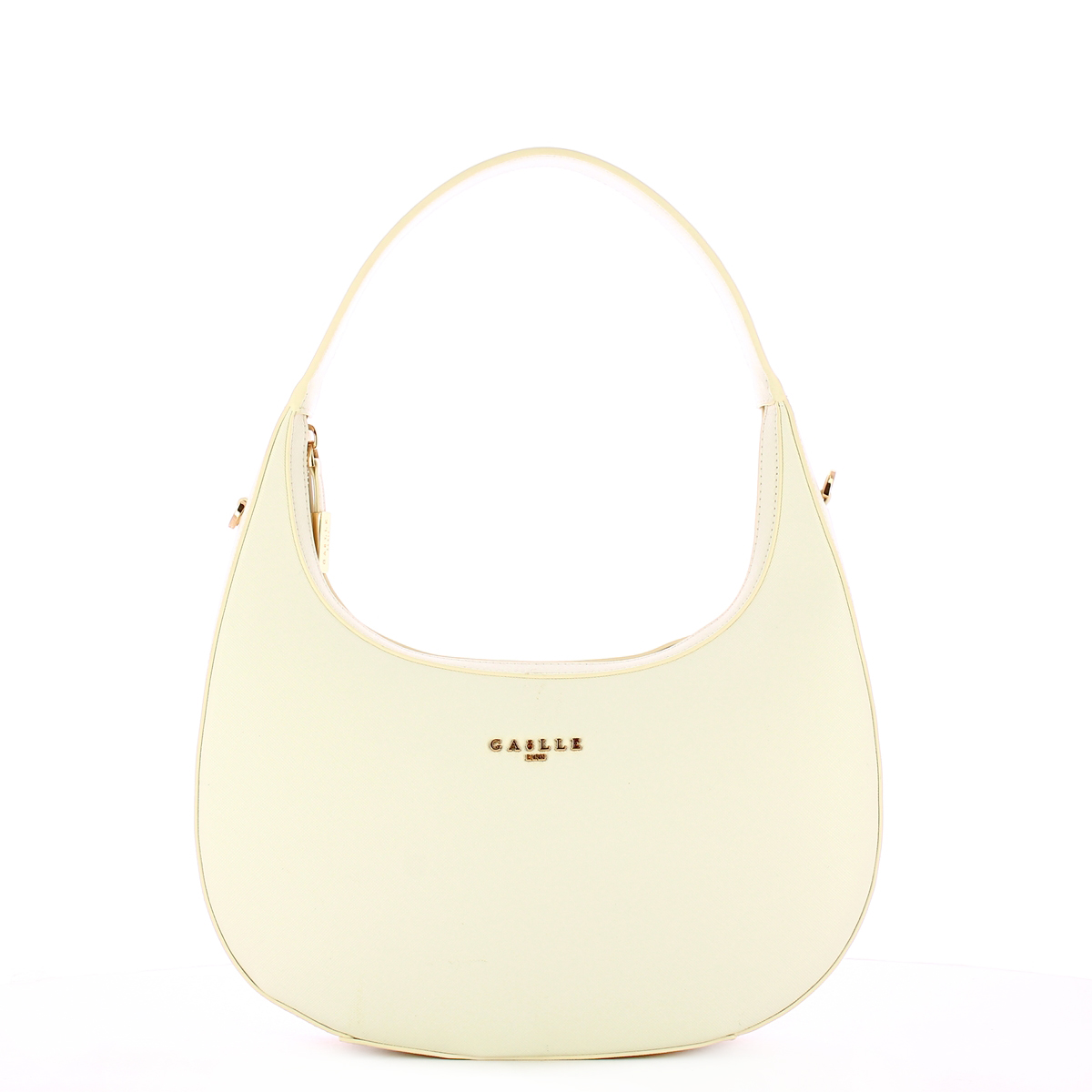 Gaëlle Hobo Bag in similpelle saffiano Bianco - 1 Gaëlle Hobo Bag in similpelle saffiano Bianco - 1