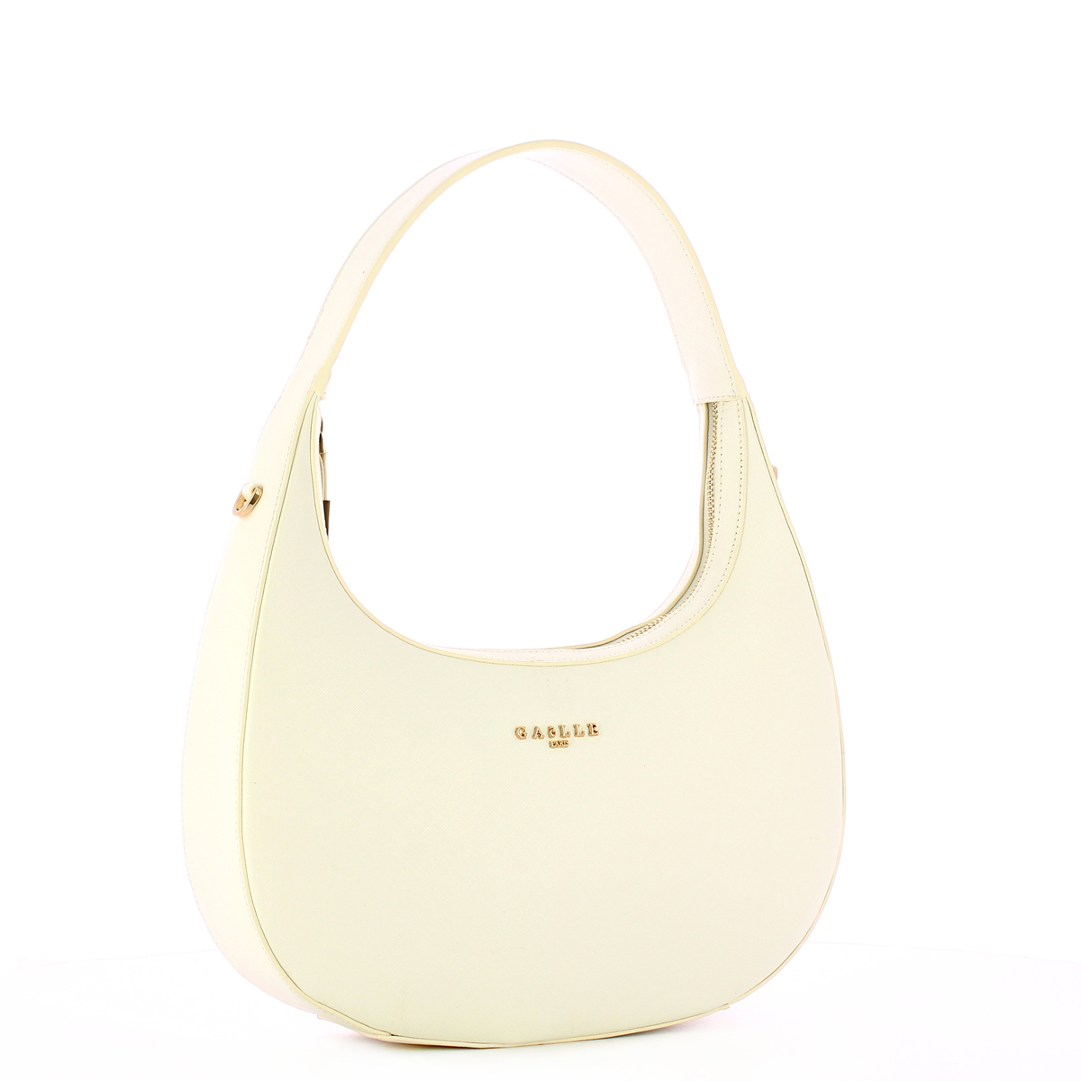 Gaëlle Hobo Bag in similpelle saffiano Bianco - 2 Gaëlle Hobo Bag in similpelle saffiano Bianco - 2