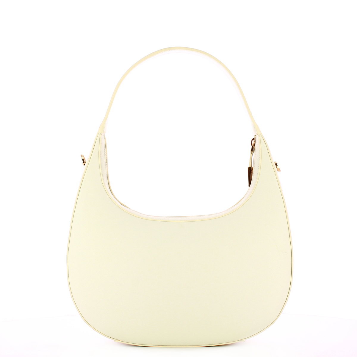 Gaëlle Hobo Bag in similpelle saffiano Bianco - 3 Gaëlle Hobo Bag in similpelle saffiano Bianco - 3