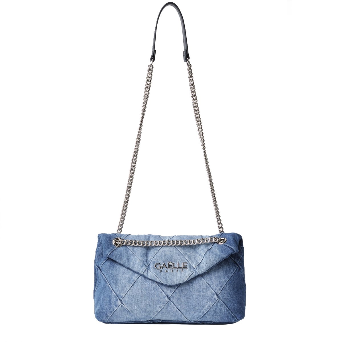 Gaëlle Tracolla Reg Shoulder Strap Denim Light Blue - 1 Gaëlle Tracolla Reg Shoulder Strap Denim Light Blue - 1