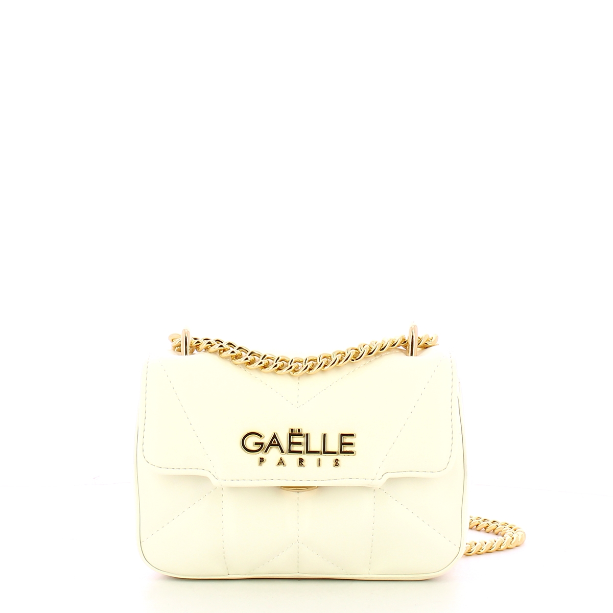 Gaëlle Tracollin Mini Shoulder Strap Matelassé Bianco - 1 Gaëlle Tracollin Mini Shoulder Strap Matelassé Bianco - 1