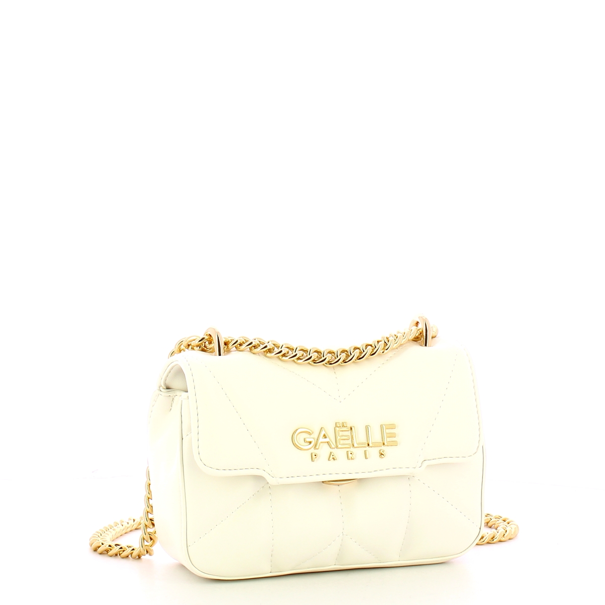 Gaëlle Tracollin Mini Shoulder Strap Matelassé Bianco - 2 Gaëlle Tracollin Mini Shoulder Strap Matelassé Bianco - 2