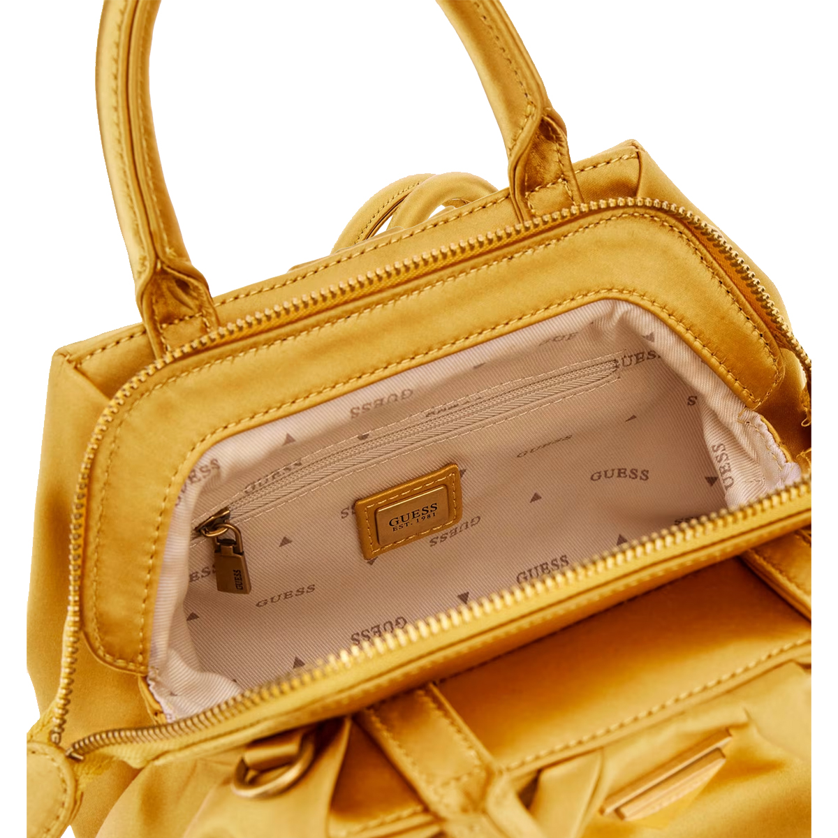 Guess Mini Borsa a mano Tori in satin Topaz - 4