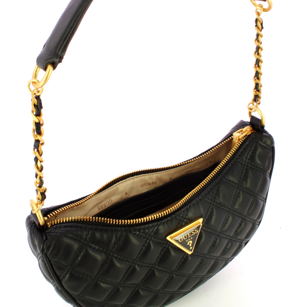 Guess Borsa a spalla Giully trapuntata Black - 4