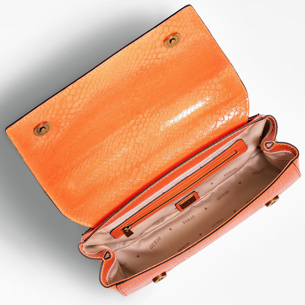 Guess Borsa a spalla Katey Cocco Orange - 4
