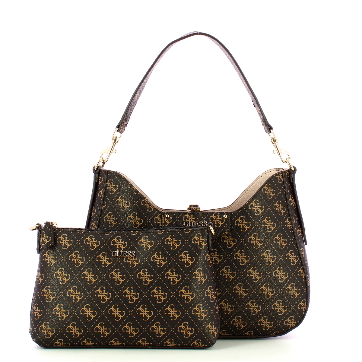 Guess Sottospalla Eco Brenton Brown Logo - 4