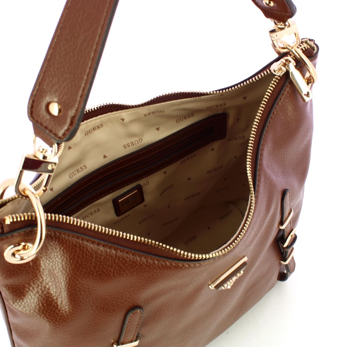Guess Hobo Bag Levia Large Chocolate - 5 Guess Hobo Bag Levia Large Chocolate - 5