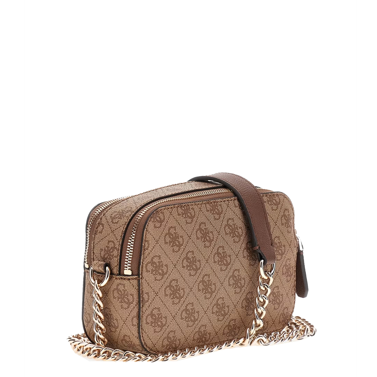 Guess Camera Bag Noelle Latte Logo Brown - 2