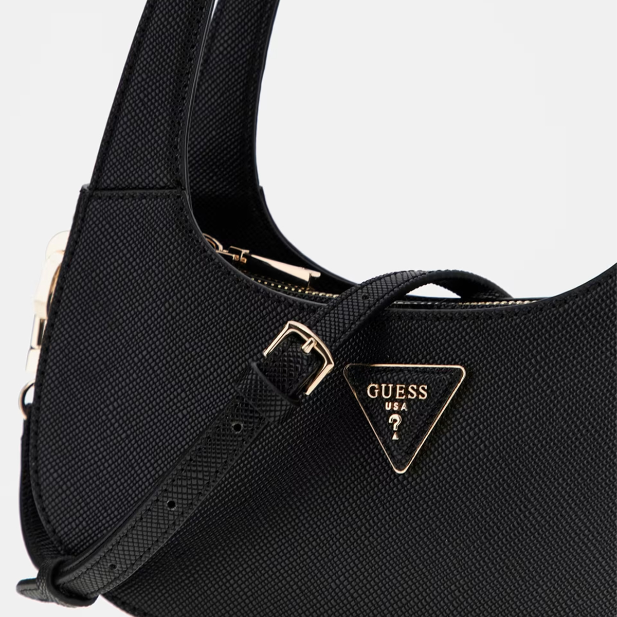 Guess Borsa a mano Hobo Eco Jazlynn Black - 5