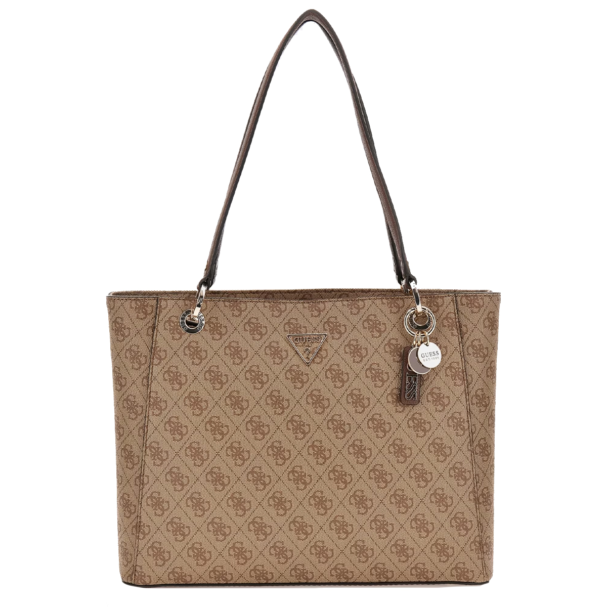 Guess Shopper Noelle Latte Logo Brown - 1 Guess Shopper Noelle Latte Logo Brown - 1