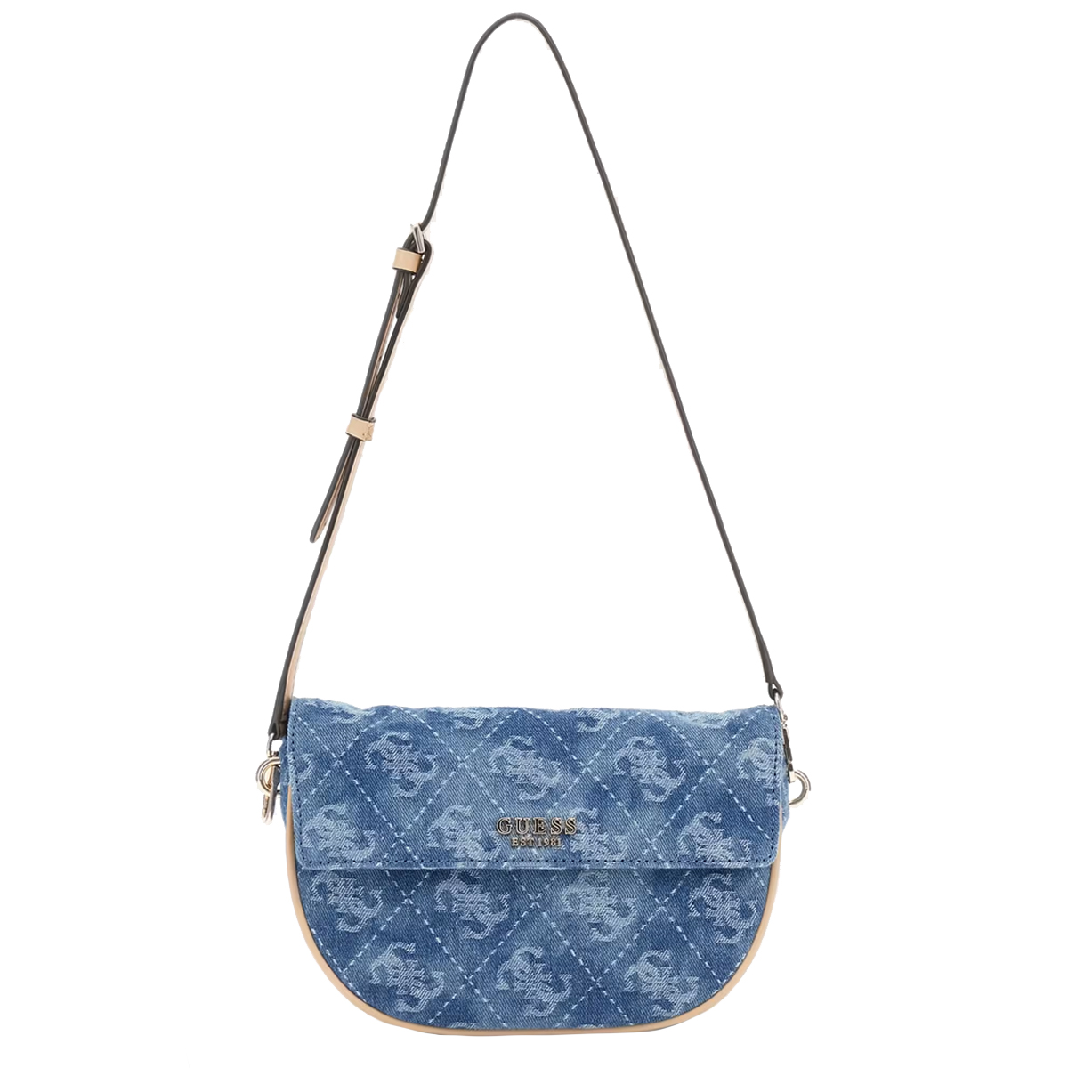 Guess Borsa a spalla Cerelia Denim Logo - 1