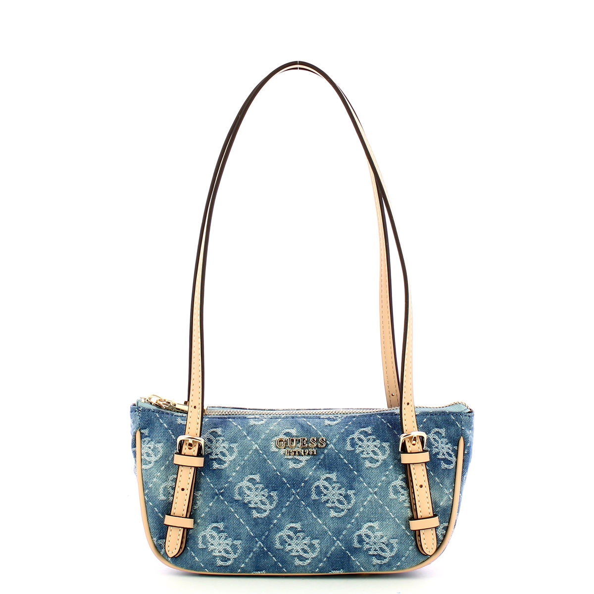 Guess Borsa a spalla Cerelia Mini Denim Logo - 1