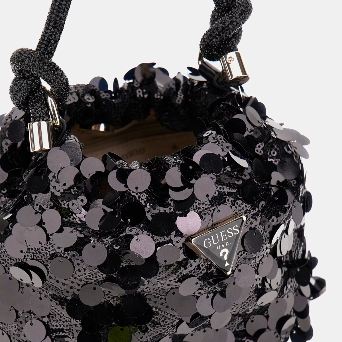 Guess Mini Bag Holiday Shine Black - 5