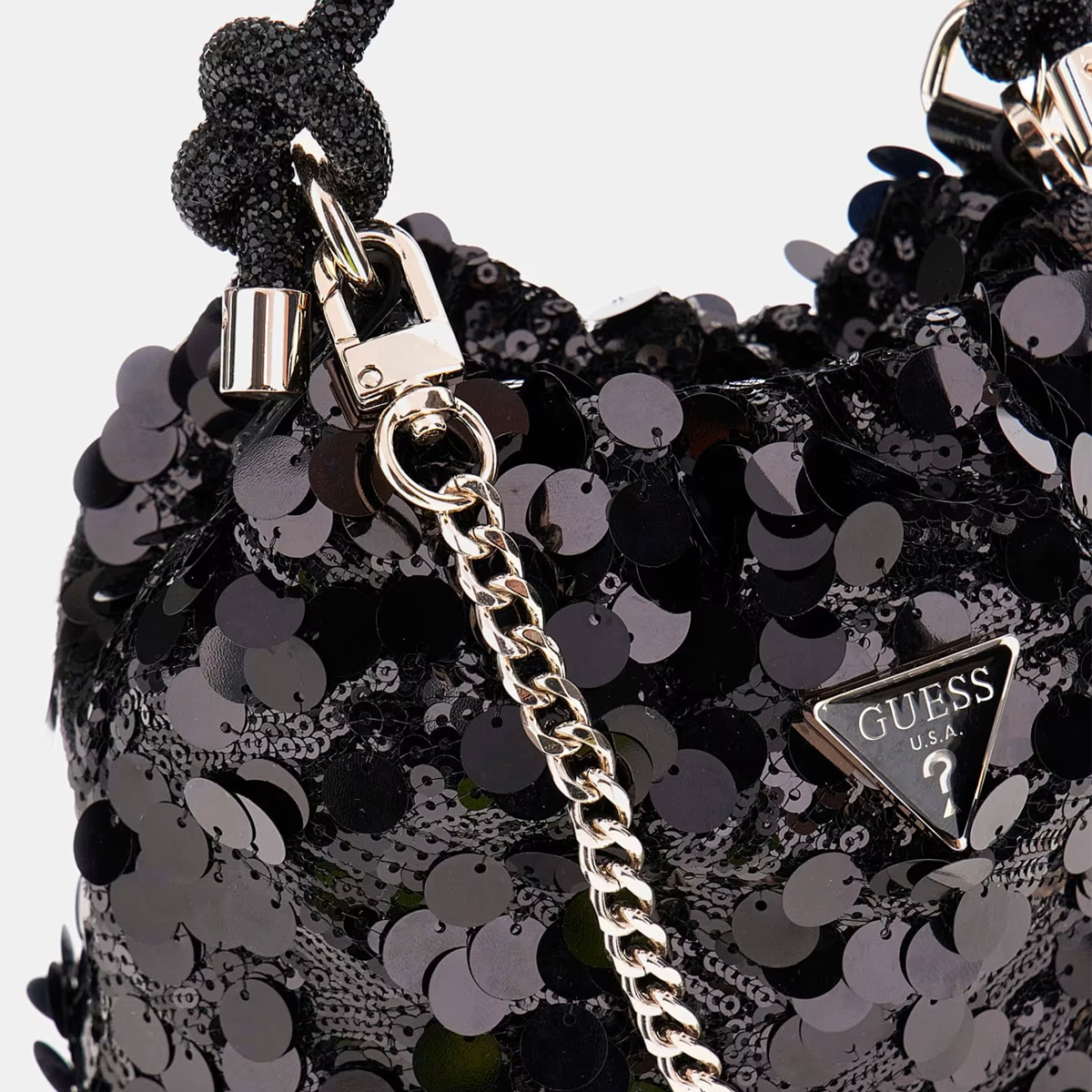 Guess Mini Bag Holiday Shine Black - 6