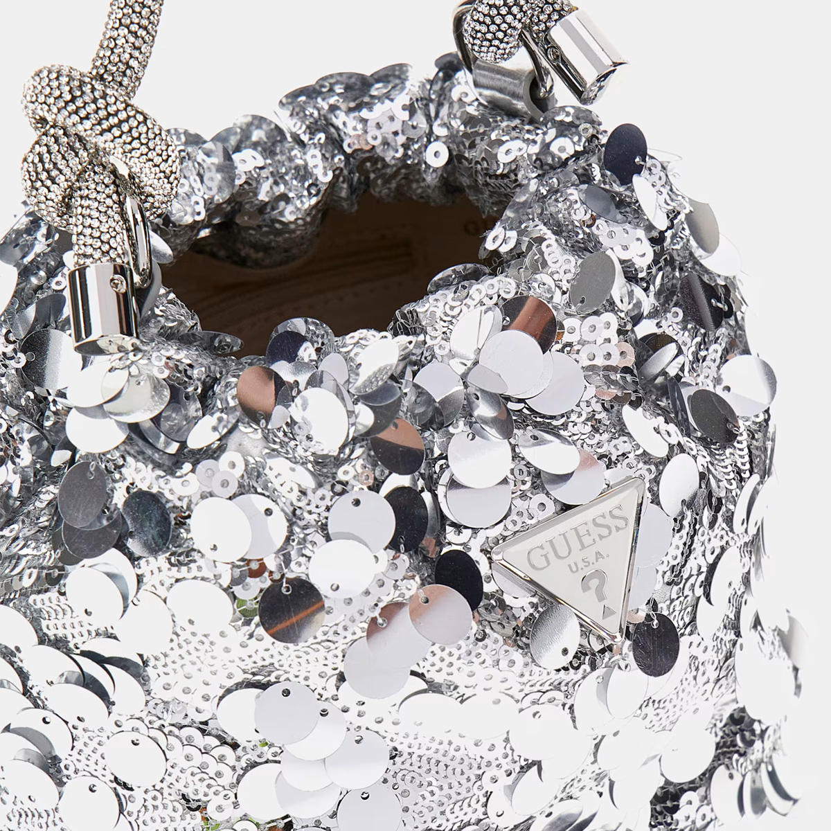 Guess Mini Bag Holiday Shine Silver - 5