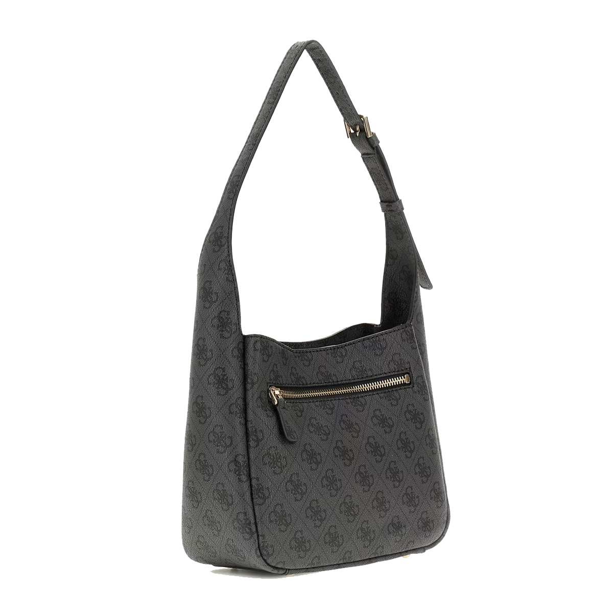 Guess Hobo Bag Mini Katya Coal Logo - 2 Guess Hobo Bag Mini Katya Coal Logo - 2