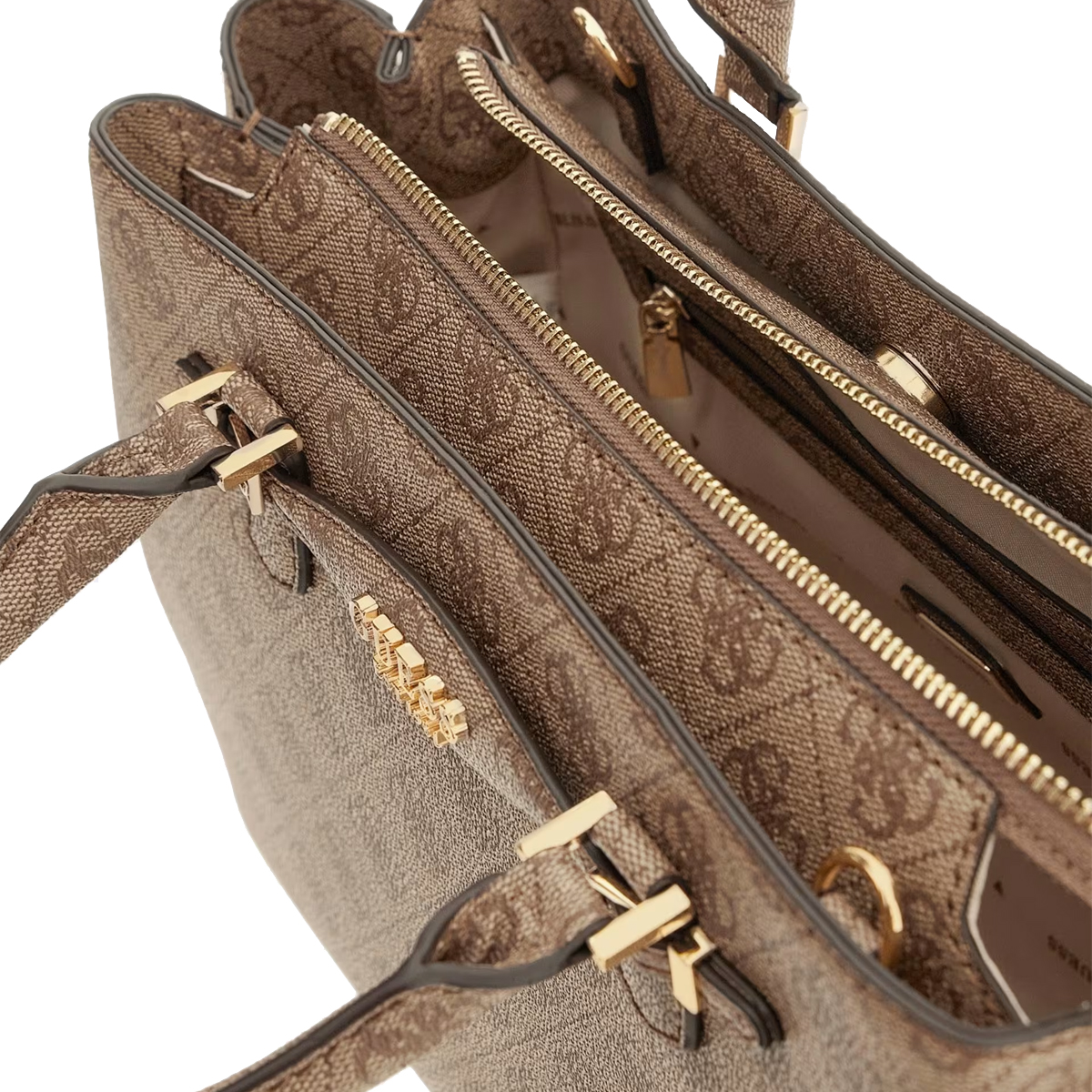Guess Borsa a mano Katya Latte Logo - 4