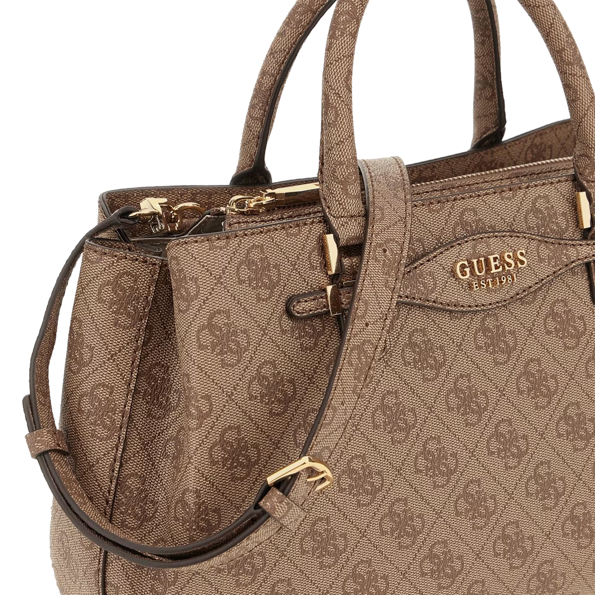 Guess Borsa a mano Katya Latte Logo - 5