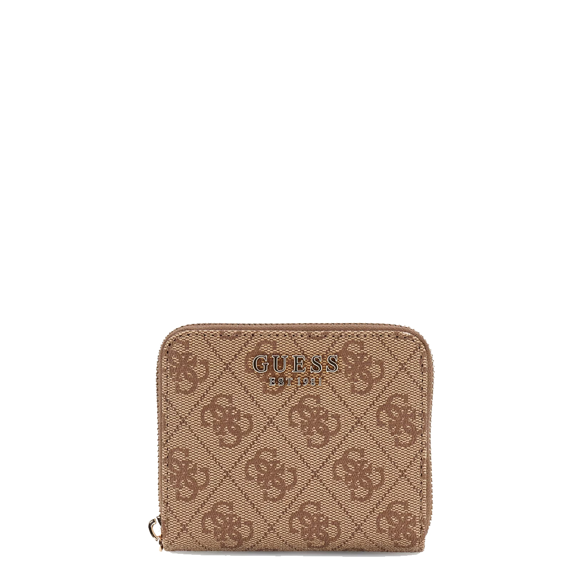 Guess Portafoglio Piccolo Laurel II Zip Around Latte Logo - 1 Guess Portafoglio Piccolo Laurel II Zip Around Latte Logo - 1