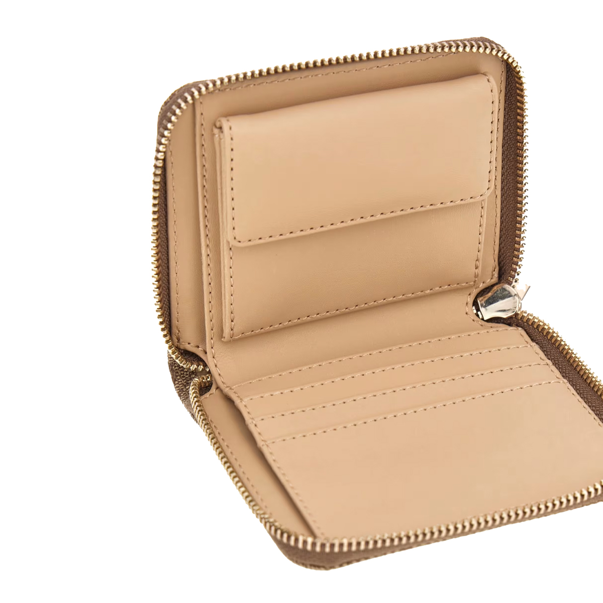 Guess Portafoglio Piccolo Laurel II Zip Around Latte Logo - 4 Guess Portafoglio Piccolo Laurel II Zip Around Latte Logo - 4