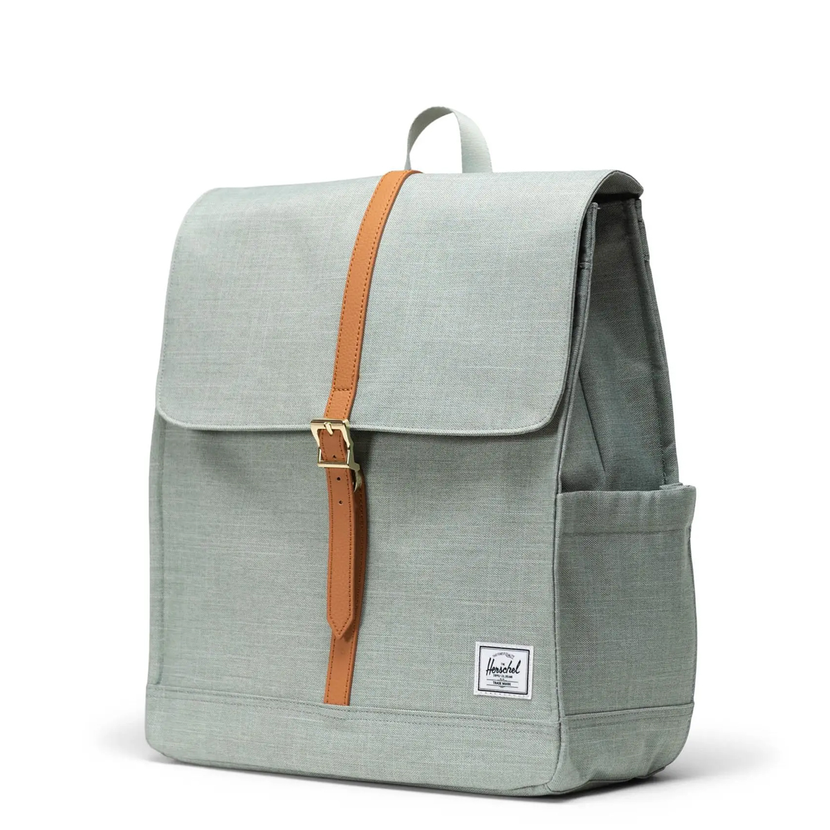 Herschel Supply Zaino City Mid 14.0 Iceberg Green Crosshatch - 3