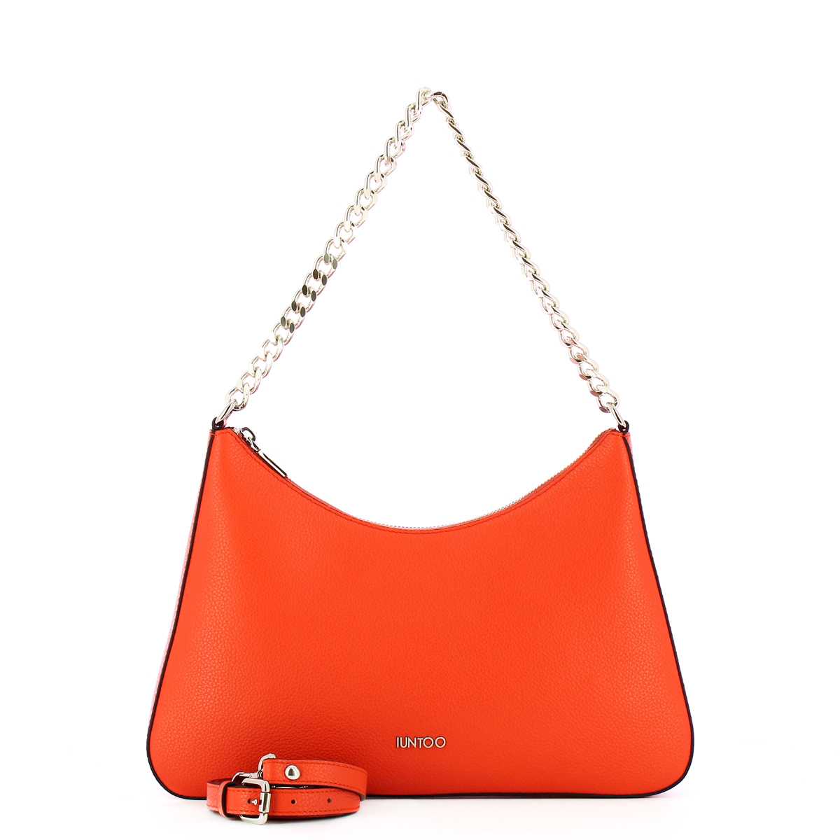 Iuntoo Borsa a spalla Grande Eleganza Tangerine - 4 Iuntoo Borsa a spalla Grande Eleganza Tangerine - 4