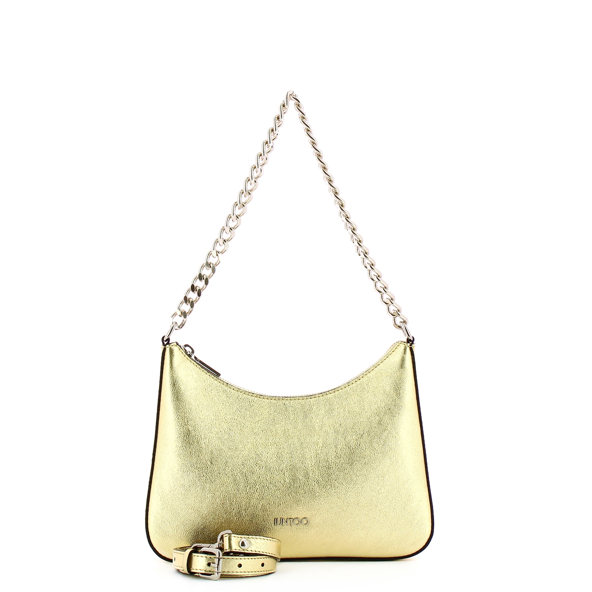 Iuntoo Borsa a spalla Media Eleganza Metallic Oro - 4 Iuntoo Borsa a spalla Media Eleganza Metallic Oro - 4