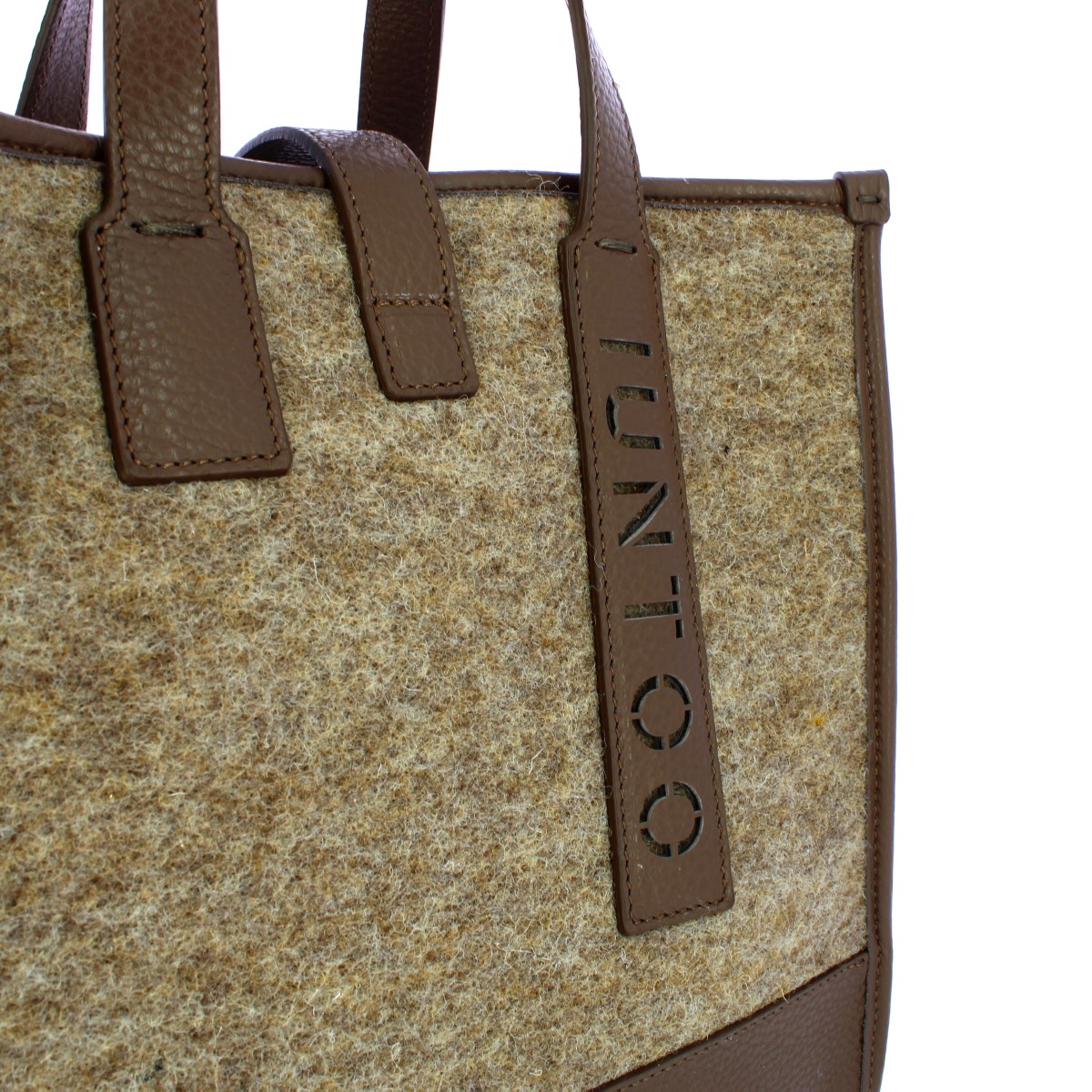 Iuntoo Shopper Piccola Caldo Essenziale Fango Lana Cotta Fango - 5