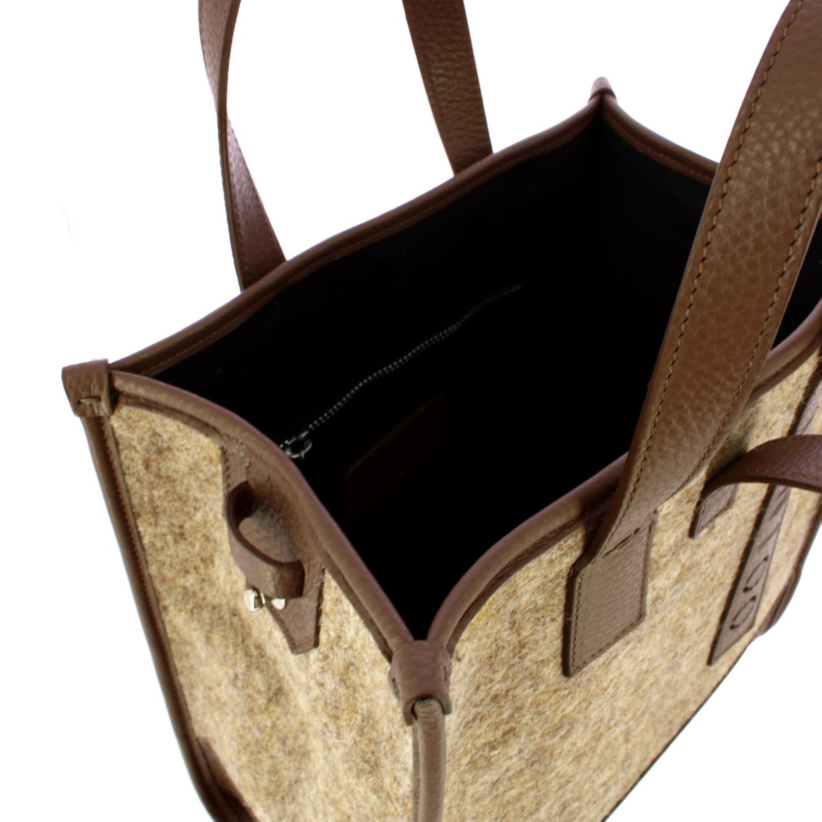 Iuntoo Shopper Piccola Caldo Essenziale Fango Lana Cotta Fango - 6