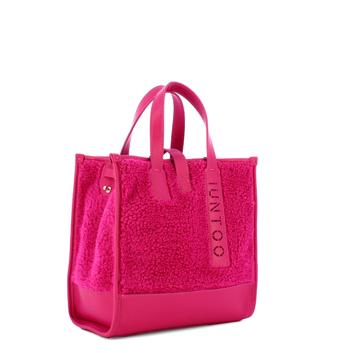 Iuntoo Shopper Piccola Orsetto Essenziale Fuxia Teddy Fuxia - 2 Iuntoo Shopper Piccola Orsetto Essenziale Fuxia Teddy Fuxia - 2