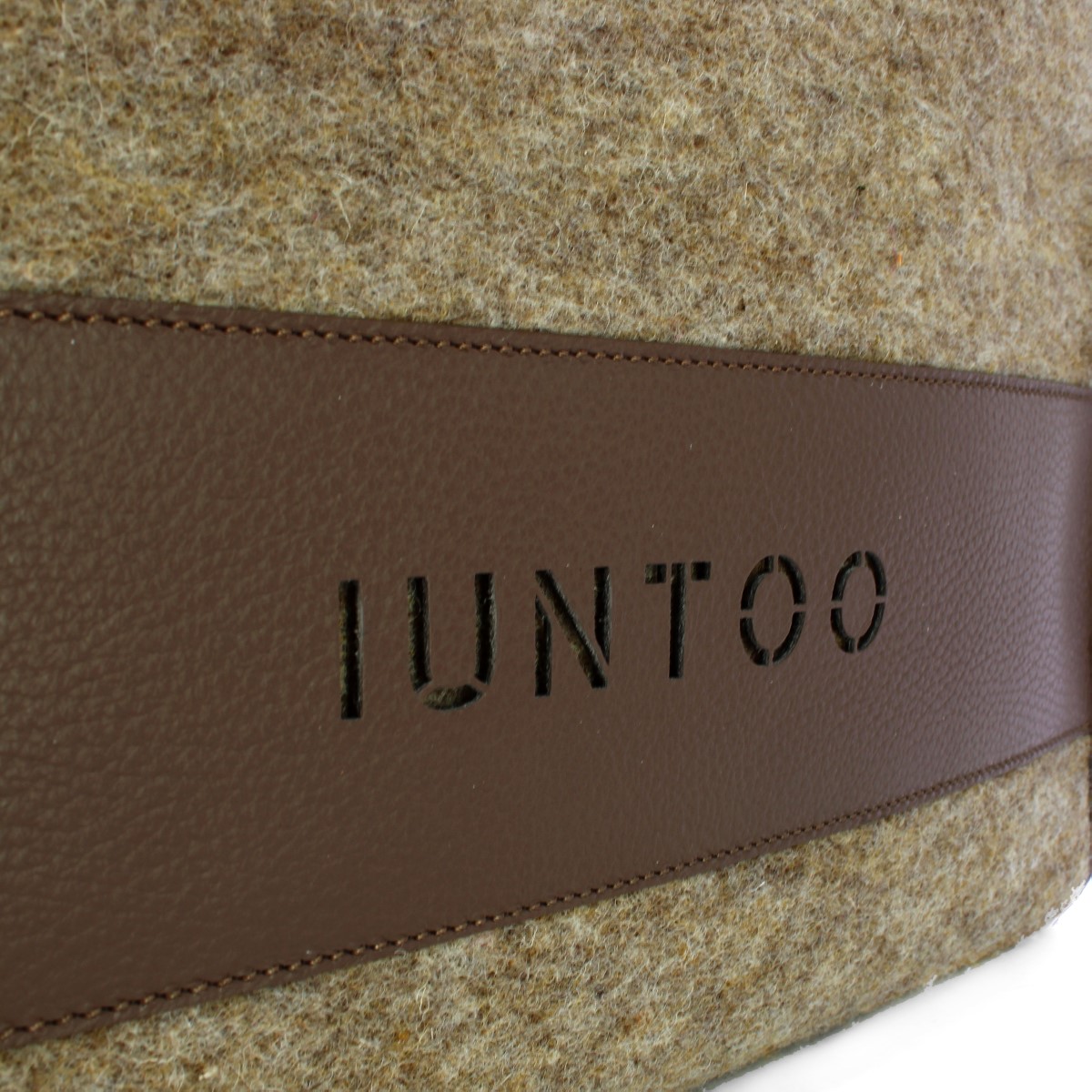 Iuntoo Shopper Grande Caldo Essenziale Fango Lana Cotta Fango - 5