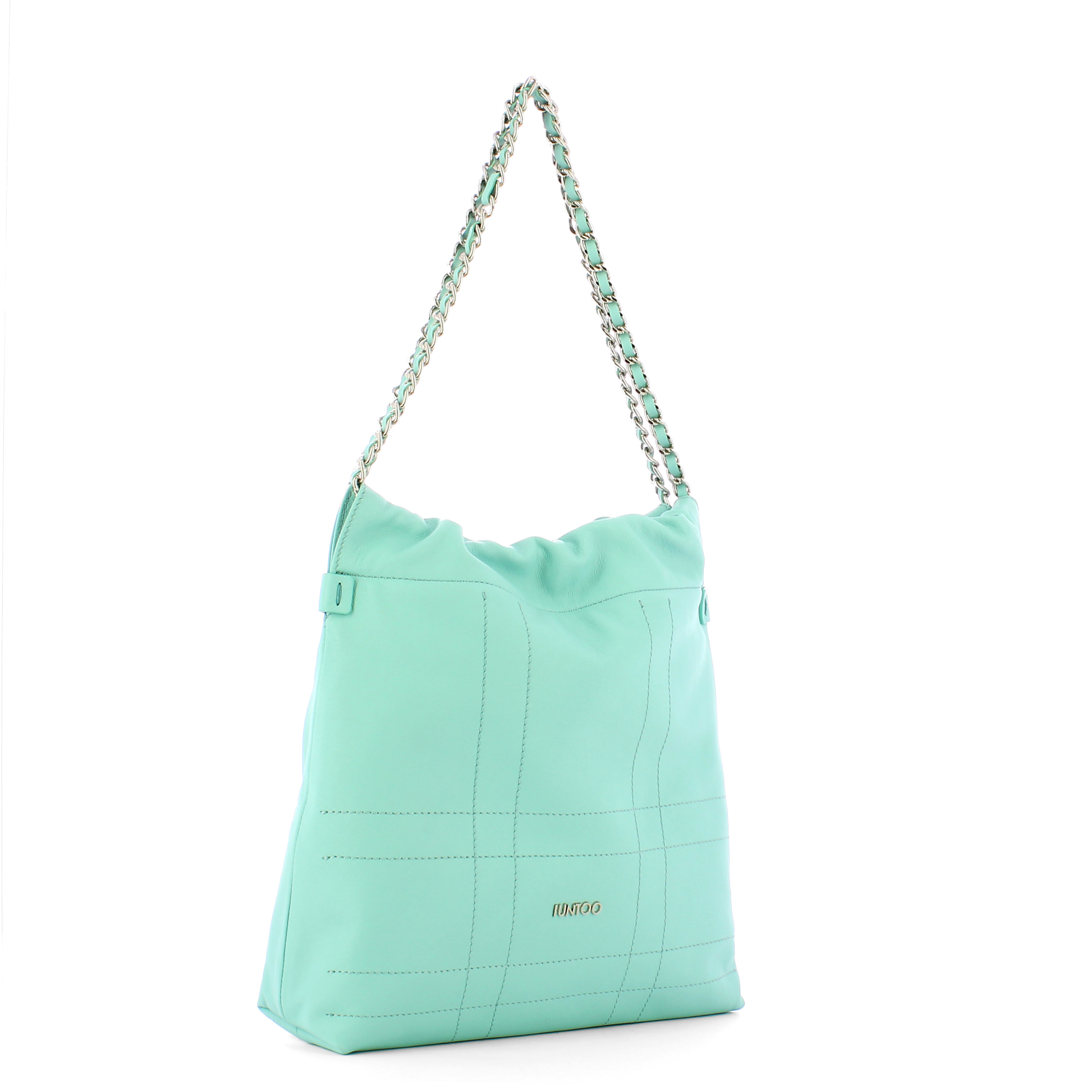 Iuntoo Borsa a spalla Piccola Magnetica Celeste - 2 Iuntoo Borsa a spalla Piccola Magnetica Celeste - 2