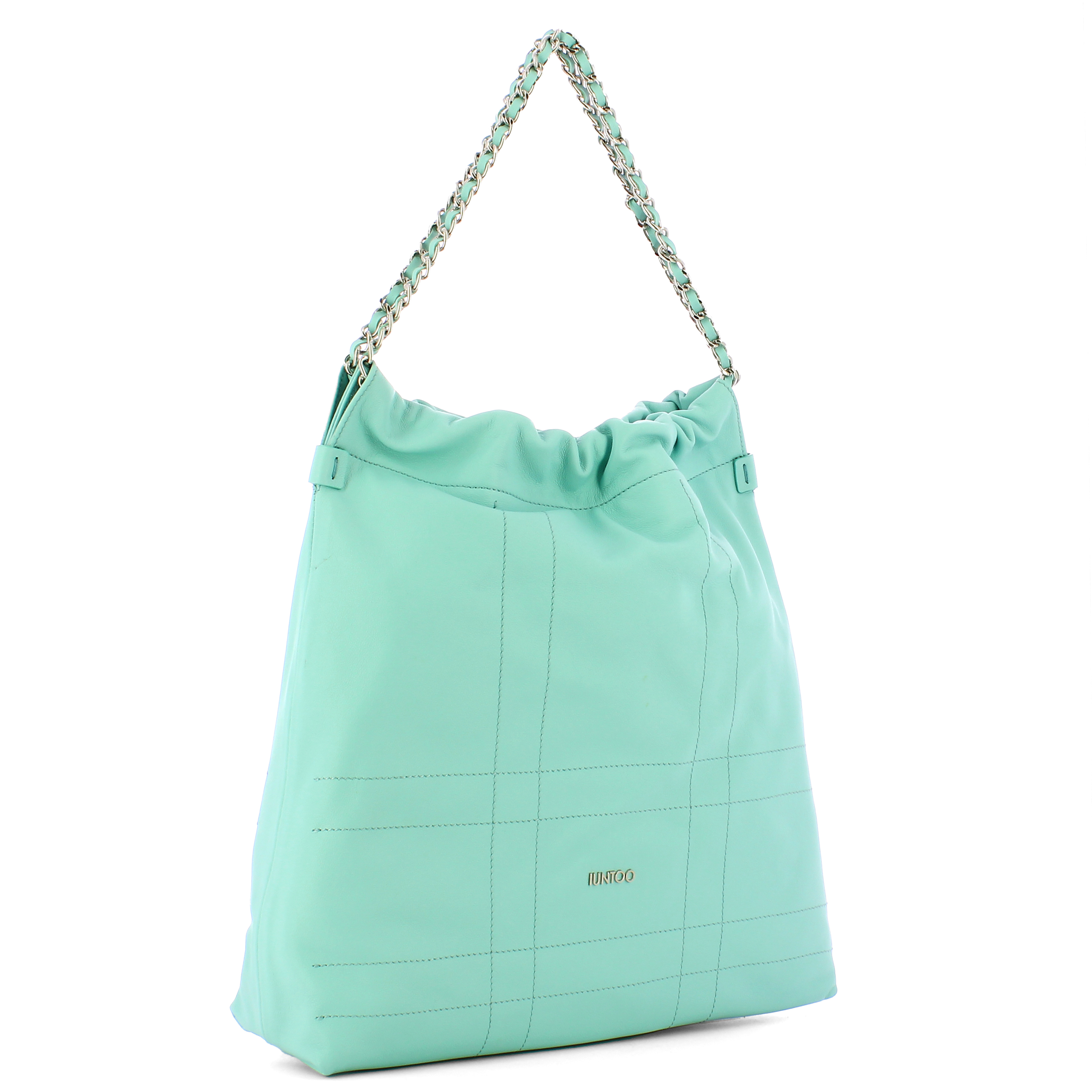 Iuntoo Borsa a spalla Grande Magnetica Celeste - 2 Iuntoo Borsa a spalla Grande Magnetica Celeste - 2