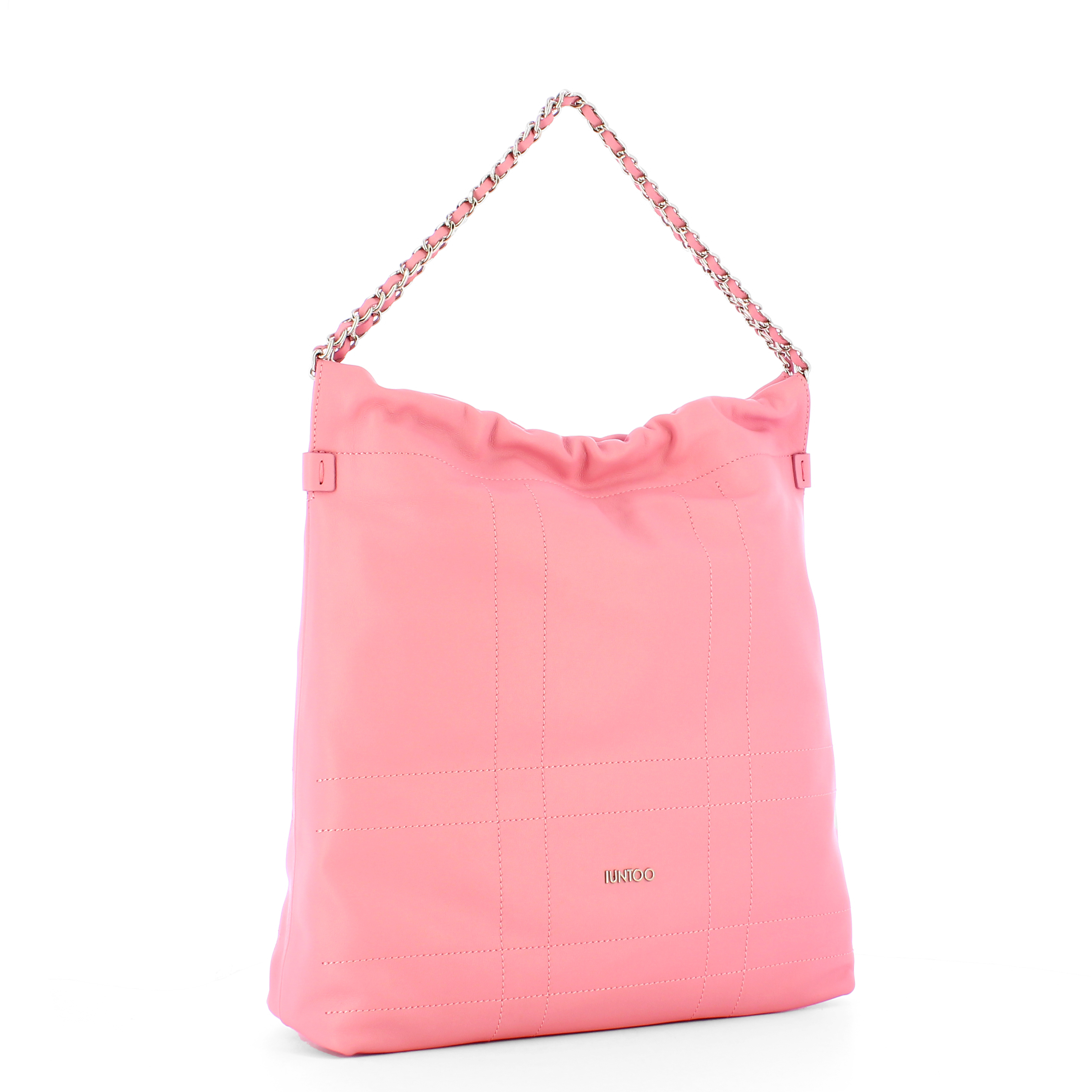 Iuntoo Borsa a spalla Grande Magnetica Rosa - 2