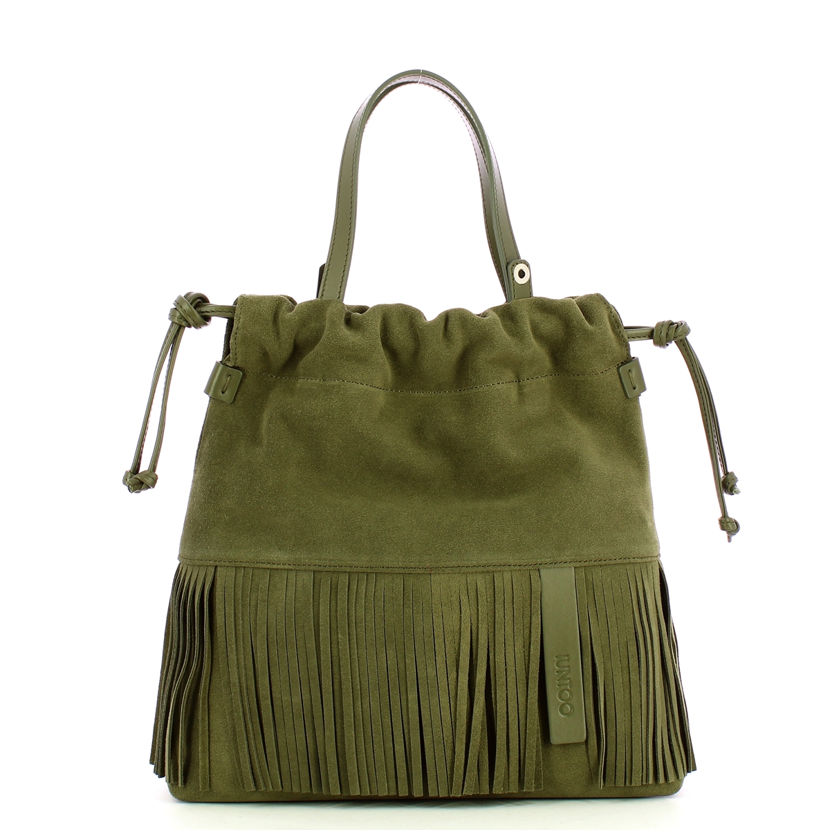 Iuntoo Sacca Frange Piccola Verde - 1 Iuntoo Sacca Frange Piccola Verde - 1