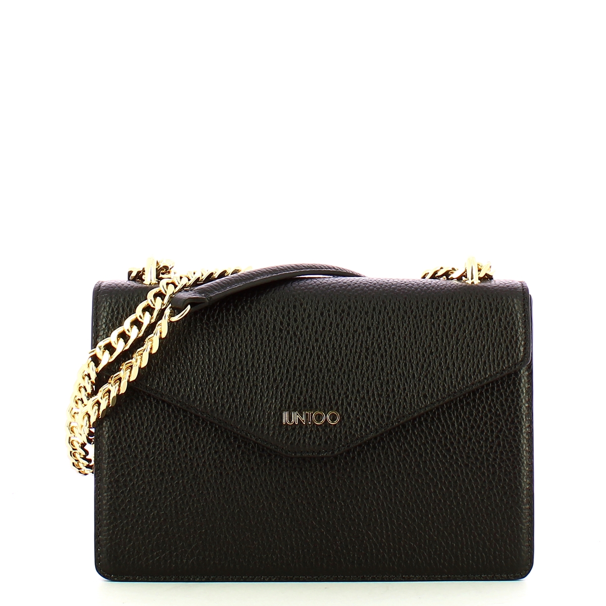 Iuntoo Tracolla con Patta Eleganza Nero - 1 Iuntoo Tracolla con Patta Eleganza Nero - 1