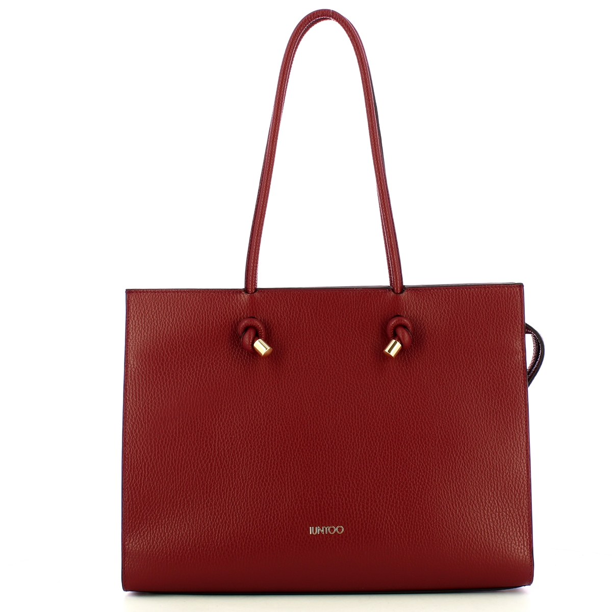 Iuntoo Horizontal Shopper Nodo Armonia Bordeaux - 1 Iuntoo Horizontal Shopper Nodo Armonia Bordeaux - 1