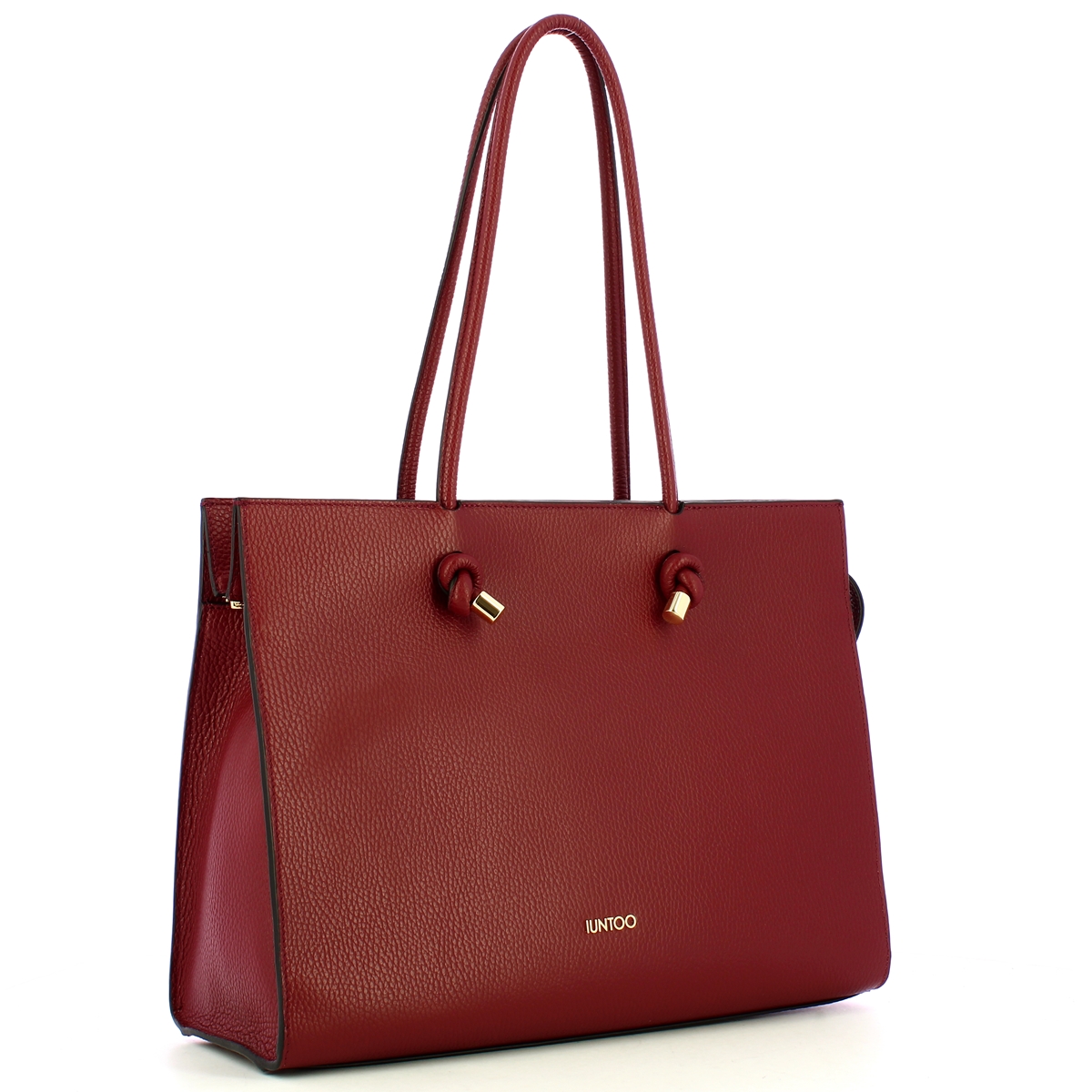 Iuntoo Horizontal Shopper Nodo Armonia Bordeaux - 2 Iuntoo Horizontal Shopper Nodo Armonia Bordeaux - 2