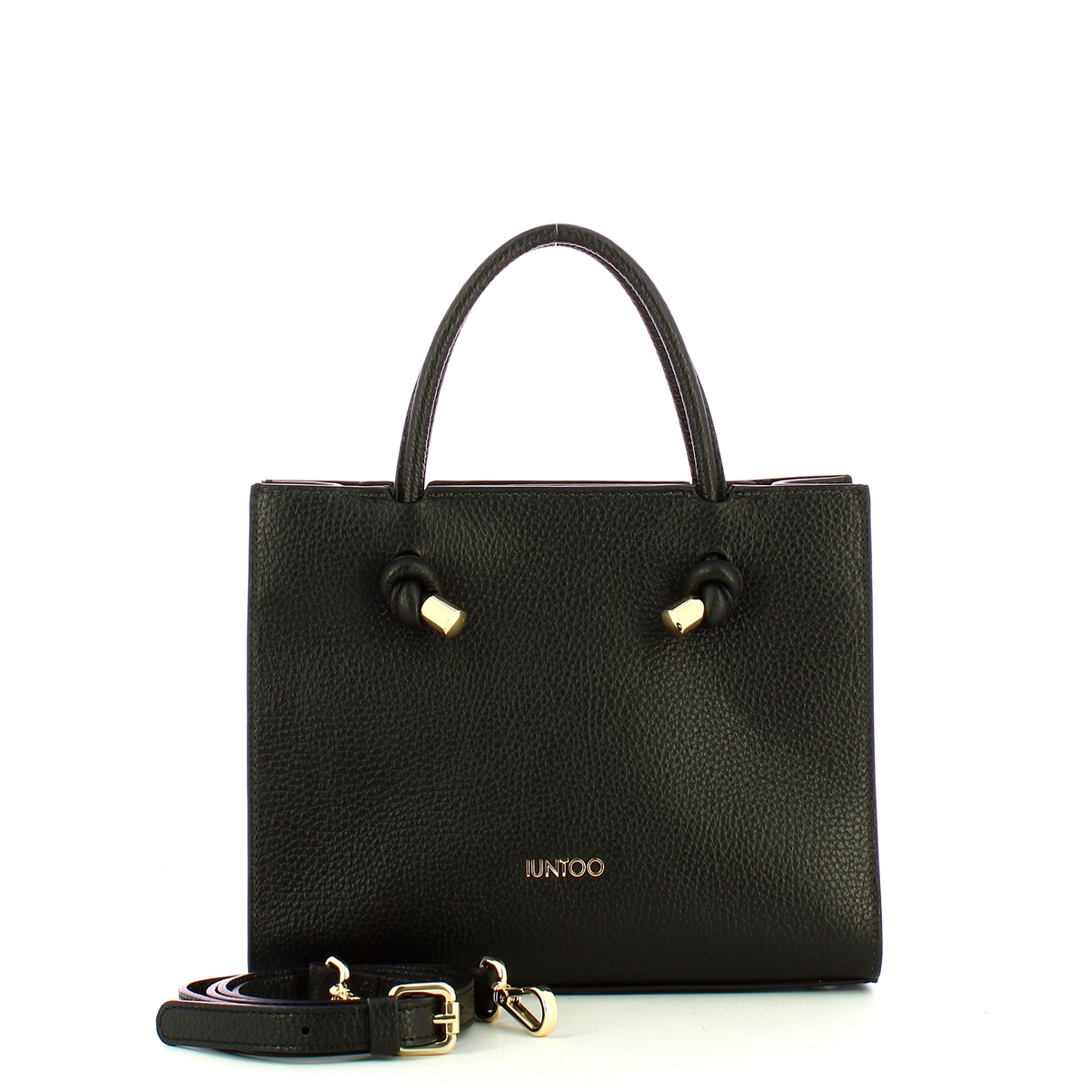 Iuntoo Borsa a mano Piccola Nodo Armonia Nero - 4 Iuntoo Borsa a mano Piccola Nodo Armonia Nero - 4