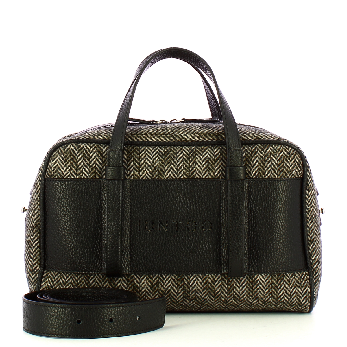 Iuntoo Bauletto Piccolo Spigato Nero - 4 Iuntoo Bauletto Piccolo Spigato Nero - 4