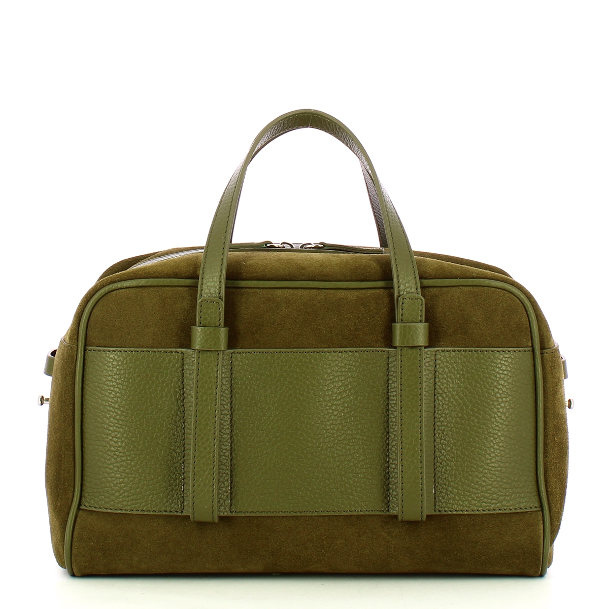 Iuntoo Bauletto Piccolo Camoscio Verde - 3 Iuntoo Bauletto Piccolo Camoscio Verde - 3
